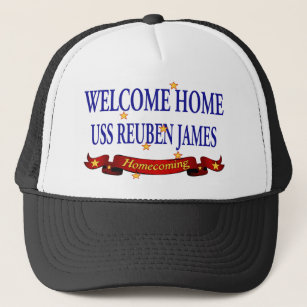 Boné USS Home bem-vindo Reuben James