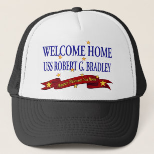 Boné USS Home bem-vindo Robert G. Bradley