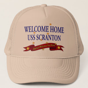 Boné USS Home bem-vindo Scranton
