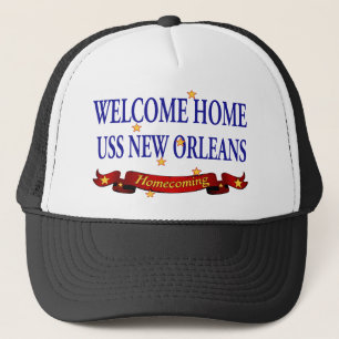 Boné USS New Orleans Home bem-vindo