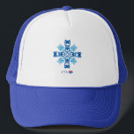 Boné UTA Winter Snowflake Hat<br><div class="desc">Top off your look with the UTA Winter Snowflake Trucker Hat. Perfect for transit fans,  or everyday wear. ❄️</div>
