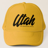 Utah, a colmeia, diz chapéu de caminhoneiro amarel