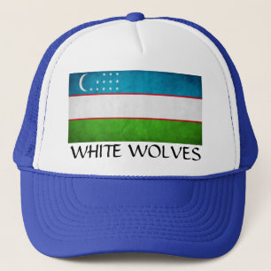 Boné Uzbequistão "Lobos Brancos"
