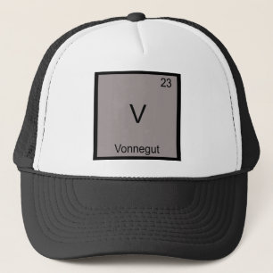 Boné V - Vonnegut - Símbolo de Elemento Químico Funny