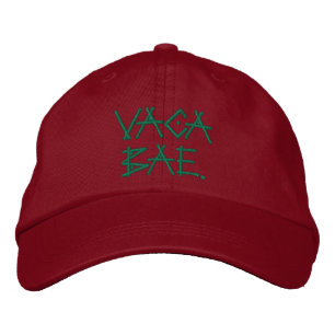 Boné Vaca Bae Stone Age Script Trending Hat