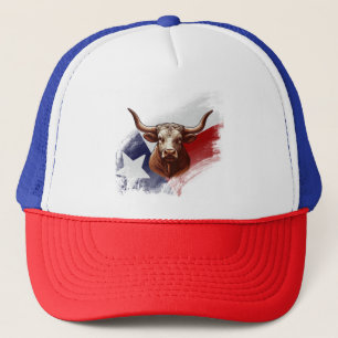 Boné Vaca longhorn do Texas