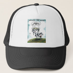Boné Vacas Engraçadas Garota Material Bovina Presentes