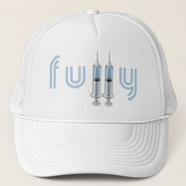 Boné vacina totalmente vacinada 💉 camionista vaxxista  (Frente)