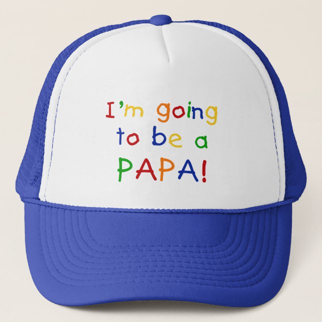 Boné Vai ser um Papa - Cores Primárias (Frente)