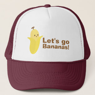 Boné Vamos ficar bananas com essa banana fofa e feliz