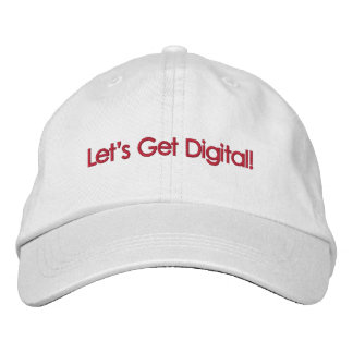 Boné Vamos Obter Digital! - Chapéu Personalizado Ajustá