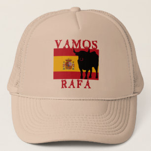 Boné Vamos Rafa com a bandeira da espanha