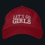 Boné Vamos vão garotas Bachelorette Hat<br><div class="desc">Coloque suas bebidas legal com nossa Cowgirl do Vamos. Esse na moda e esse chapéu prático é o acessório perfeito para suas aventuras de matagal, acrescentando um toque de talento e diversão às suas bebidas. Projetado com a ousada e poderosa mensagem "Vamos Go Girls", nosso chapéu celebra o espírito do...</div>