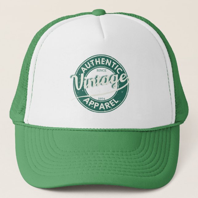 Boné Vantagem da ciência verde 1974 (Frente)
