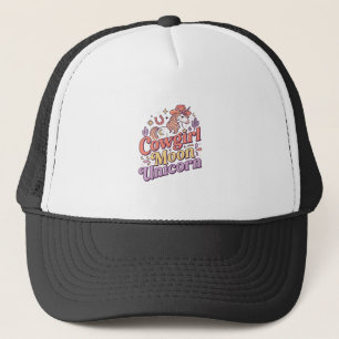 Boné Vaqueira Unicórnio Lua Unicórnio Merch Caprichoso