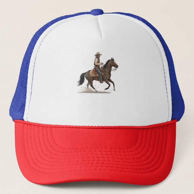 Boné Vaqueiro a Cavalo (Frente)
