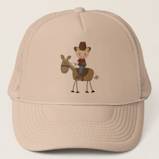 Boné Vaqueiro no camiseta e nos presentes do cavalo