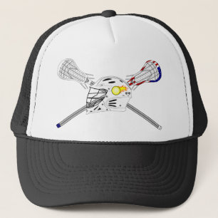 Boné Varas do Lacrosse com capacete