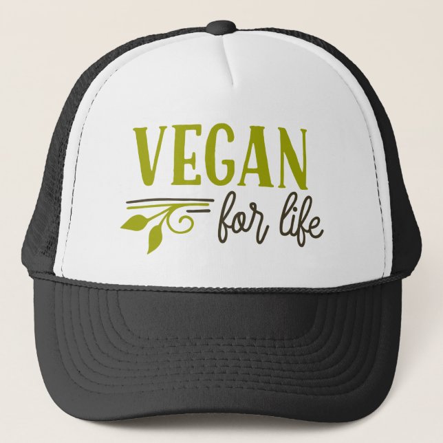 Boné Vegan For Life (Frente)