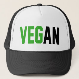 Boné Vegan Trucker Hat para Homens e Mulheres