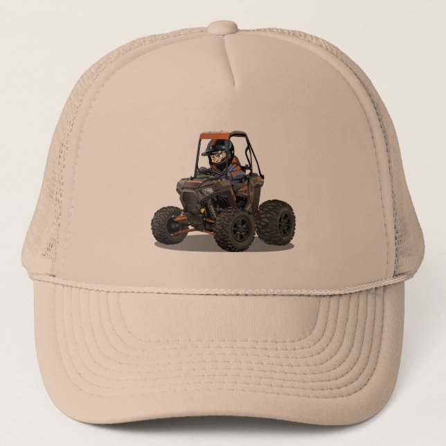 Boné Veículo off-road de desenho animado UTV (Frente)