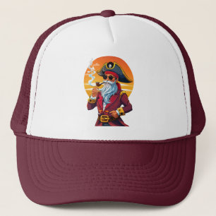 Boné velho capitão pirata