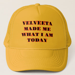 Boné "VELVEETA FEZ-ME O QUE SOU HOJE" Chapéu Amarelo