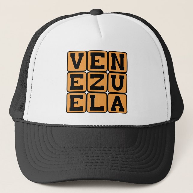 Boné Venezuela, País na América do Sul (Frente)