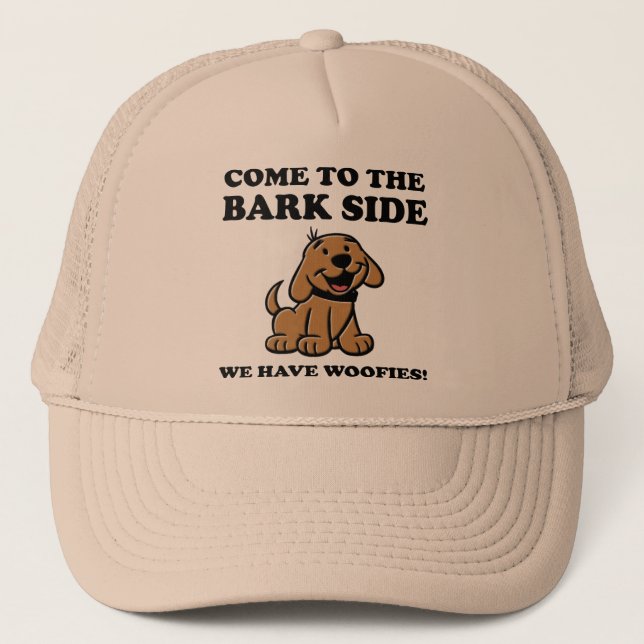 Boné Venha Para o Lado do Latido - Gorro de Capa de Bol (Frente)