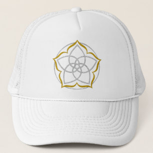 Boné VENUS FLOWER / Venusblume Lotus SILVER DOURADO
