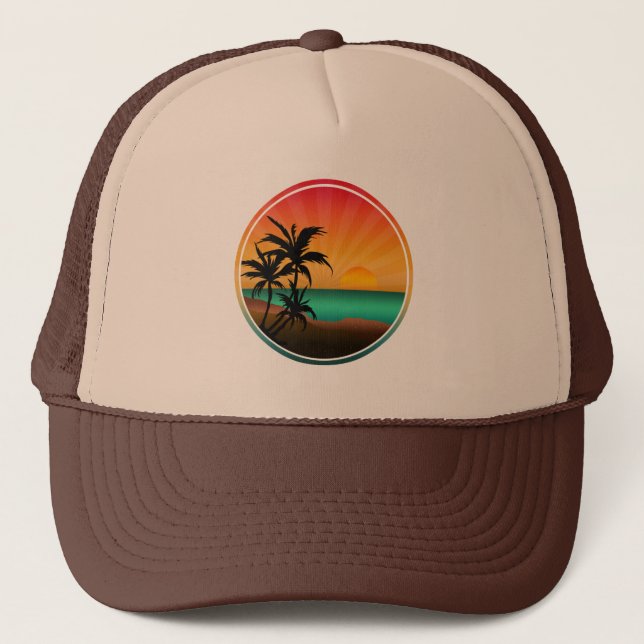 BONÉ VERÃO PRAIA TROPICAL (Frente)