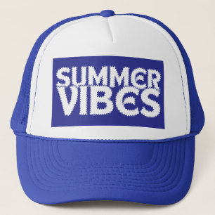 BONÉ VERÃO VIBAS TIPOGRAFIA BRANCA
