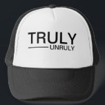 Boné Verdadeiramente Indisciplinado Dizendo<br><div class="desc">Este design pode ser personalizado na área fornecida pela alteração da foto e/ou do texto. Ou pode ser personalizado clicando em Personalizar este Modelo e, em seguida, escolhendo o clique para personalizar mais a opção e excluir ou alterar a cor do plano de fundo, adicionar texto, alterar a cor ou...</div>