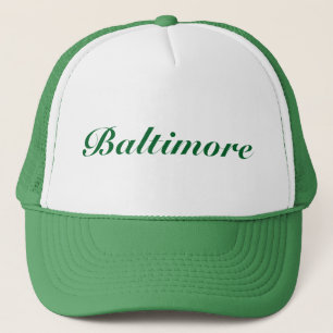 Boné Verde Baltimore