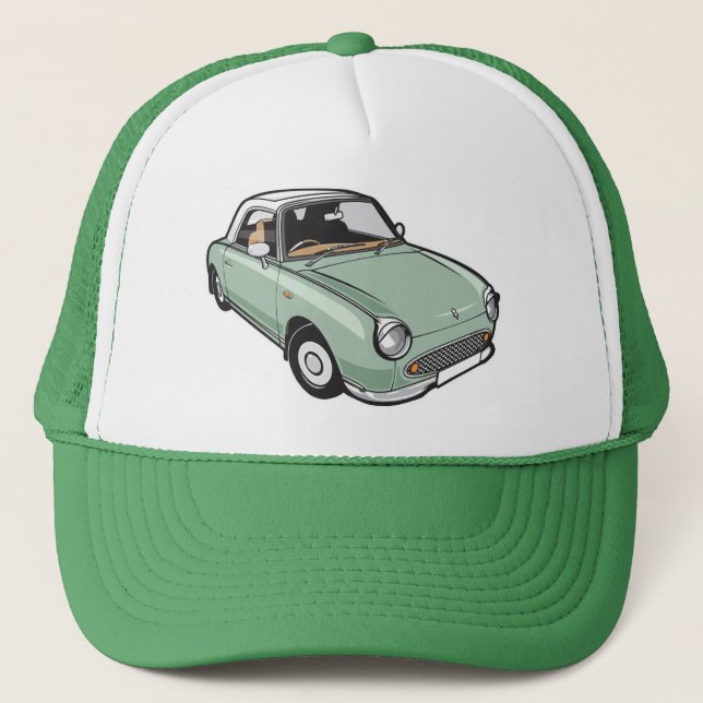 Boné Verde esmeralda de Nissan Figaro (Frente)