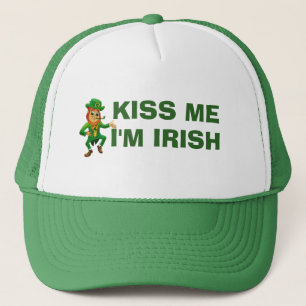Boné Verde irlandês do Leprechaun do Dia de São