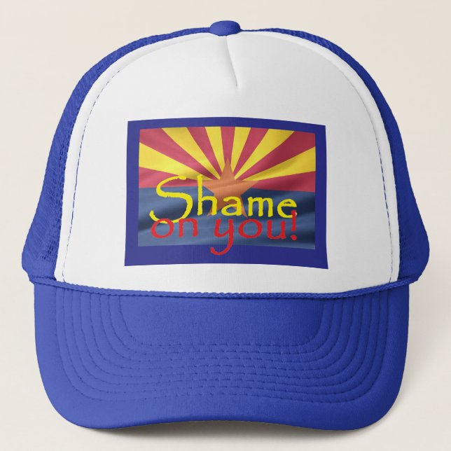 Boné VERGONHA da arizona em VOCÊ chapéu (Frente)