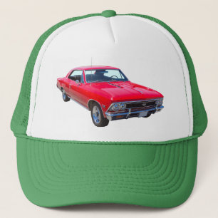 Boné Vermelho Chevy 1966 Chevelle SS 396