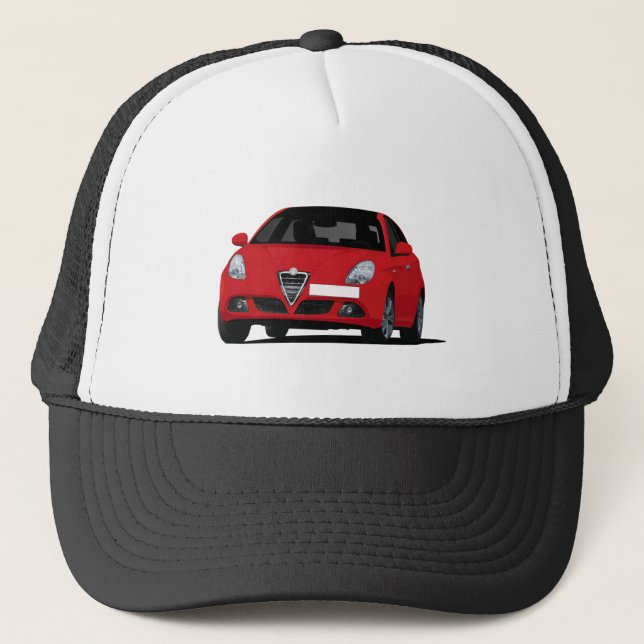 Boné Vermelho Giulietta Trucker (Frente)