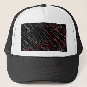 Boné Vermelho Preto Marmoreado