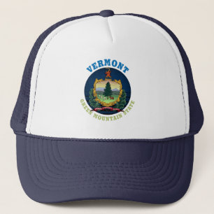 BONÉ VERMONT GREEN MONTAIN STATE FLAG TRUCKER HAT