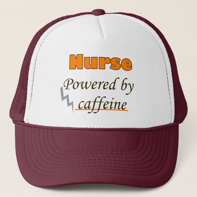 Boné Verpleegkundige Powered by cafeine (Frente)