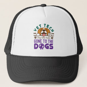 Boné Vet Tech Veterinary Technician Life to Dogs
