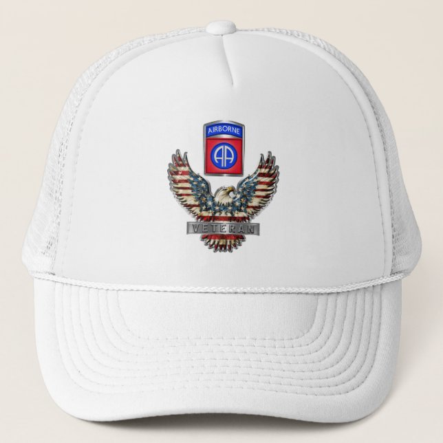 Boné Veterano da 82ª Divisão Aerotransportada (Frente)