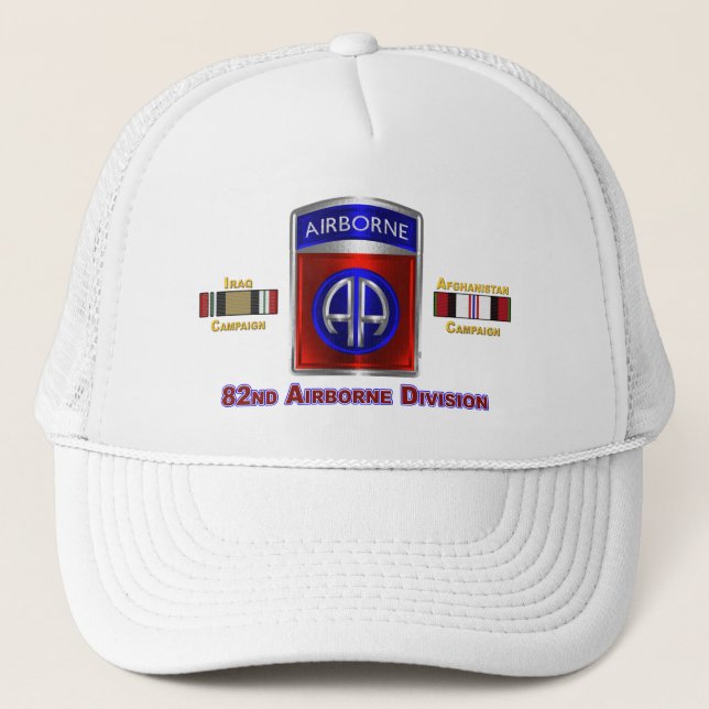 Boné Veterano da 82ª Divisão Aerotransportada Iraque e  (Frente)