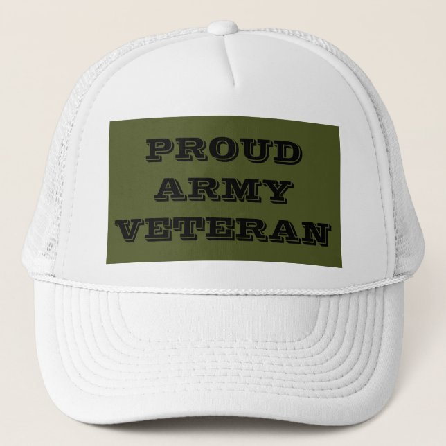 Boné Veterano do Exército Orgânico Hat (Frente)