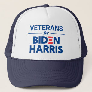 Boné Veteranos para Biden Harris Texto Personalizado Az