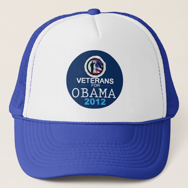 Boné VETERANOS para OBAMA (Frente)