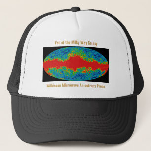 Boné Véu da Galáxia Via Láctea Sobre o Universo WMAP