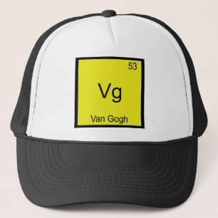 Boné Vg - Van Gogh Camiseta de Símbolo de Elemento de Q